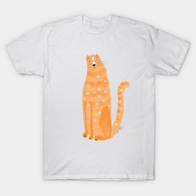 Orange cat Cats TShirt TeePublic